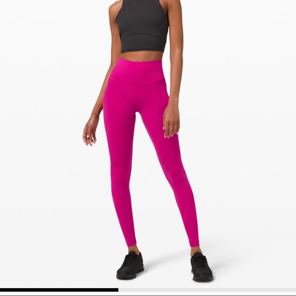 Lululemon wunder train size 4 ripened raspberry